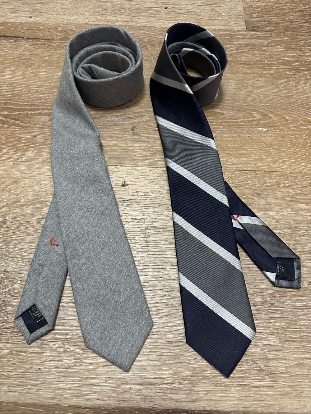 Set of Two J Crew Slim Neck Ties
